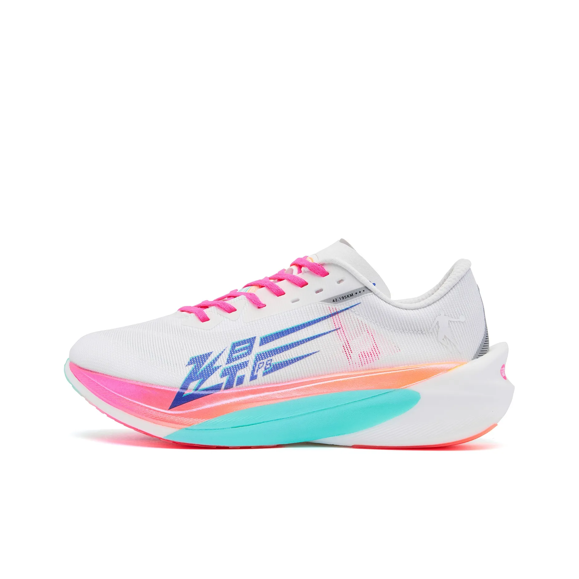 QIAODAN Flying Shadow PB4,0 Амортизаторы Slip-resistant устойчивые к истиранию Низкий топ Беговые кроссовки Женские Белый Зеленый