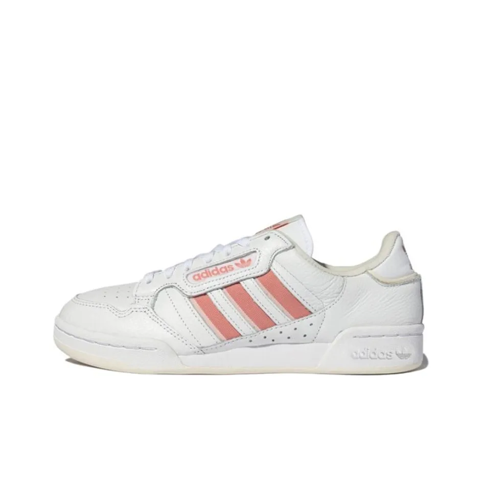 Adidas Originals Continental Износостойкий и Легкий Низкий Топ Кроссовки для скейтбординга Унисекс Белый