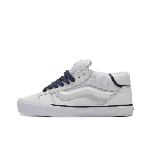 VANS KNU Кроссовки для скейтбординга Низкие Белый и синий цвет Унисекс