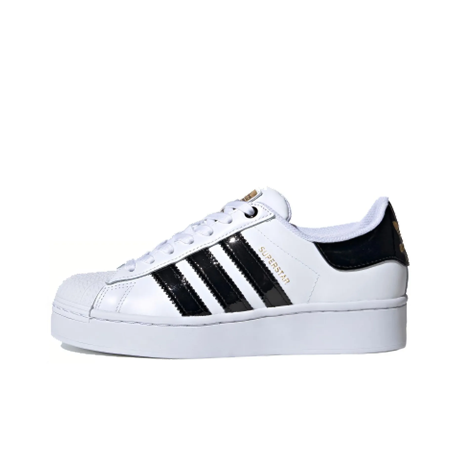 Adidas Superstar Bold White Black Women's