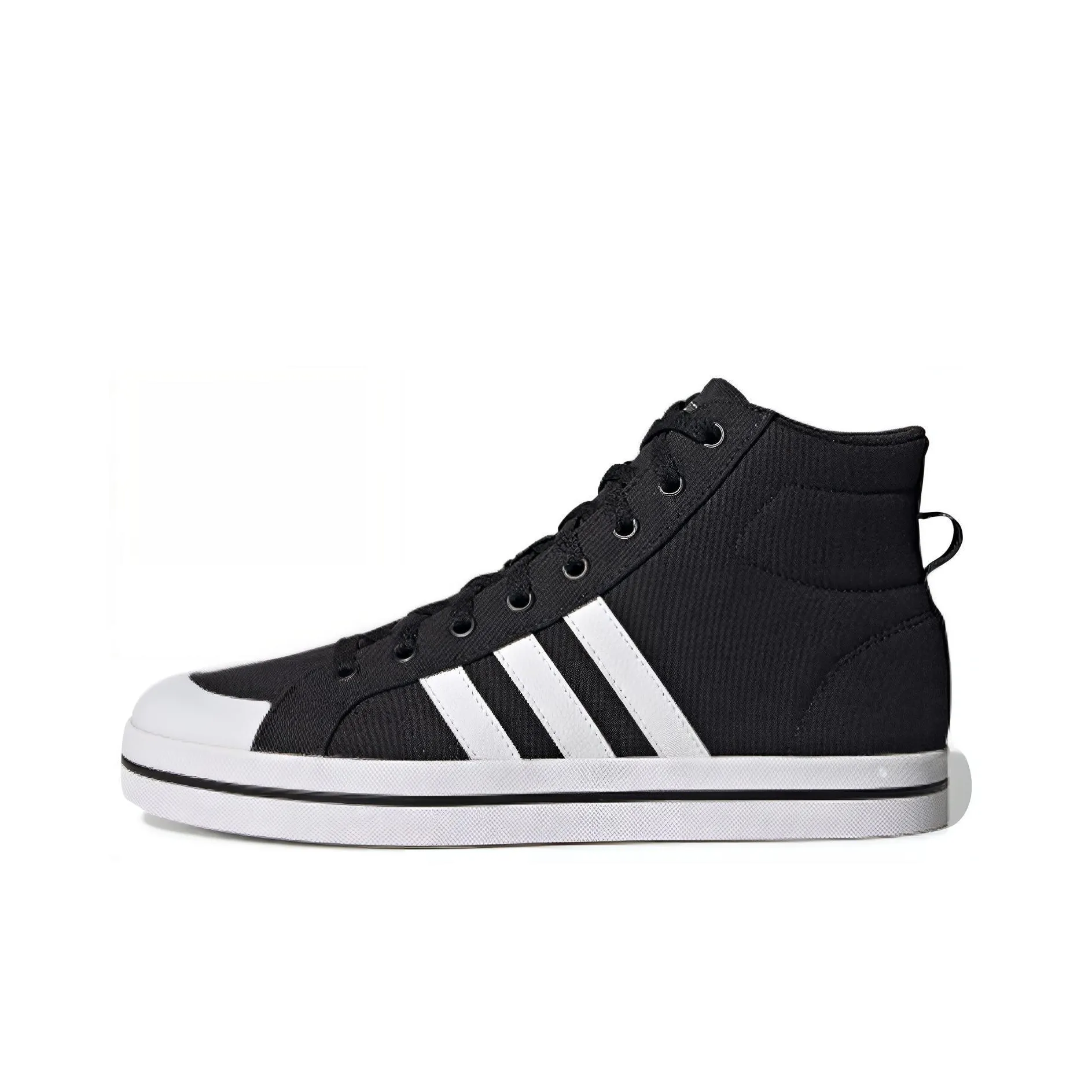 Adidas Neo Bravada MID Slip-Resistant MID Скейтборд Кроссовки Мужской Черный Белый