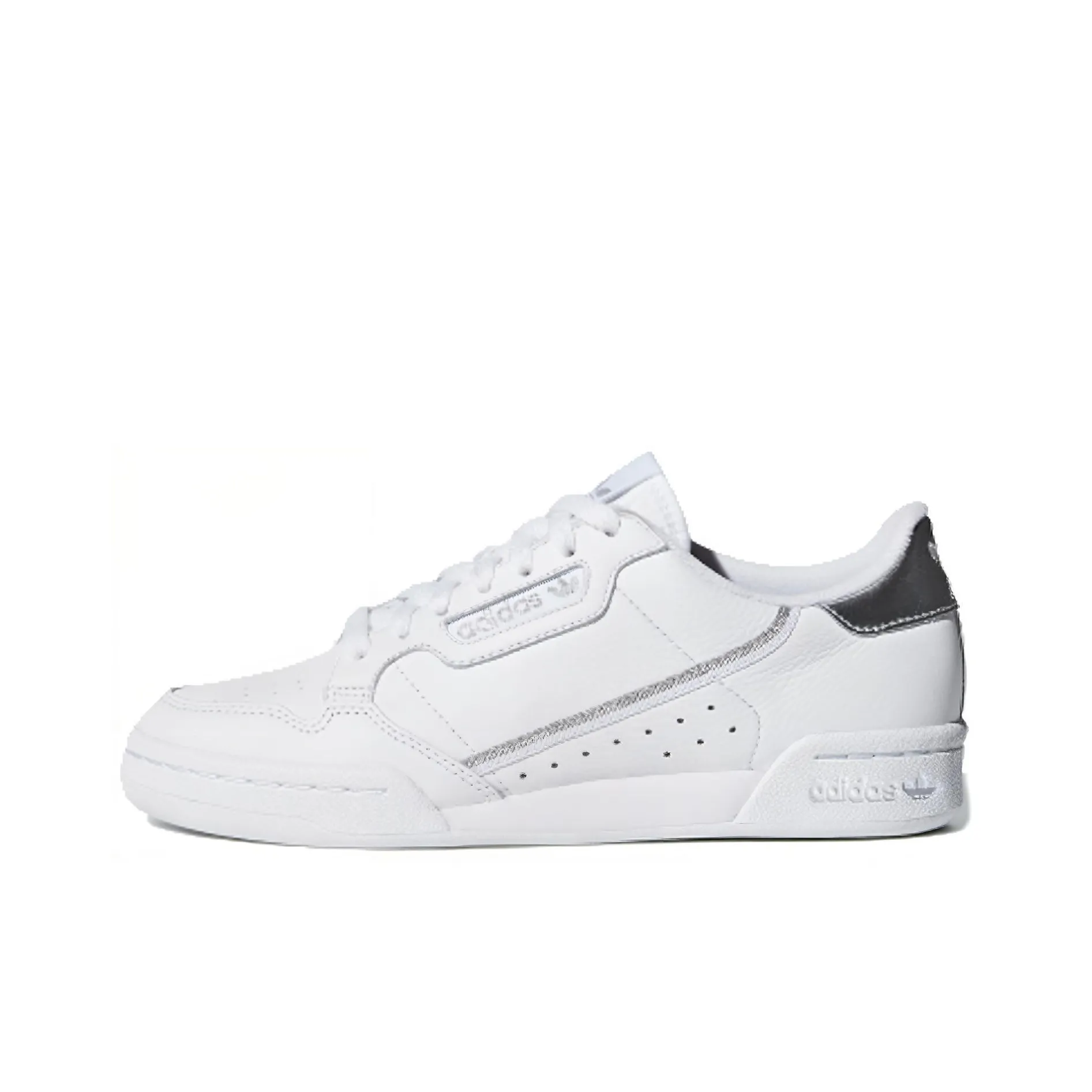 Adidas Continental 80 Cloud White Silver Metallic Women's