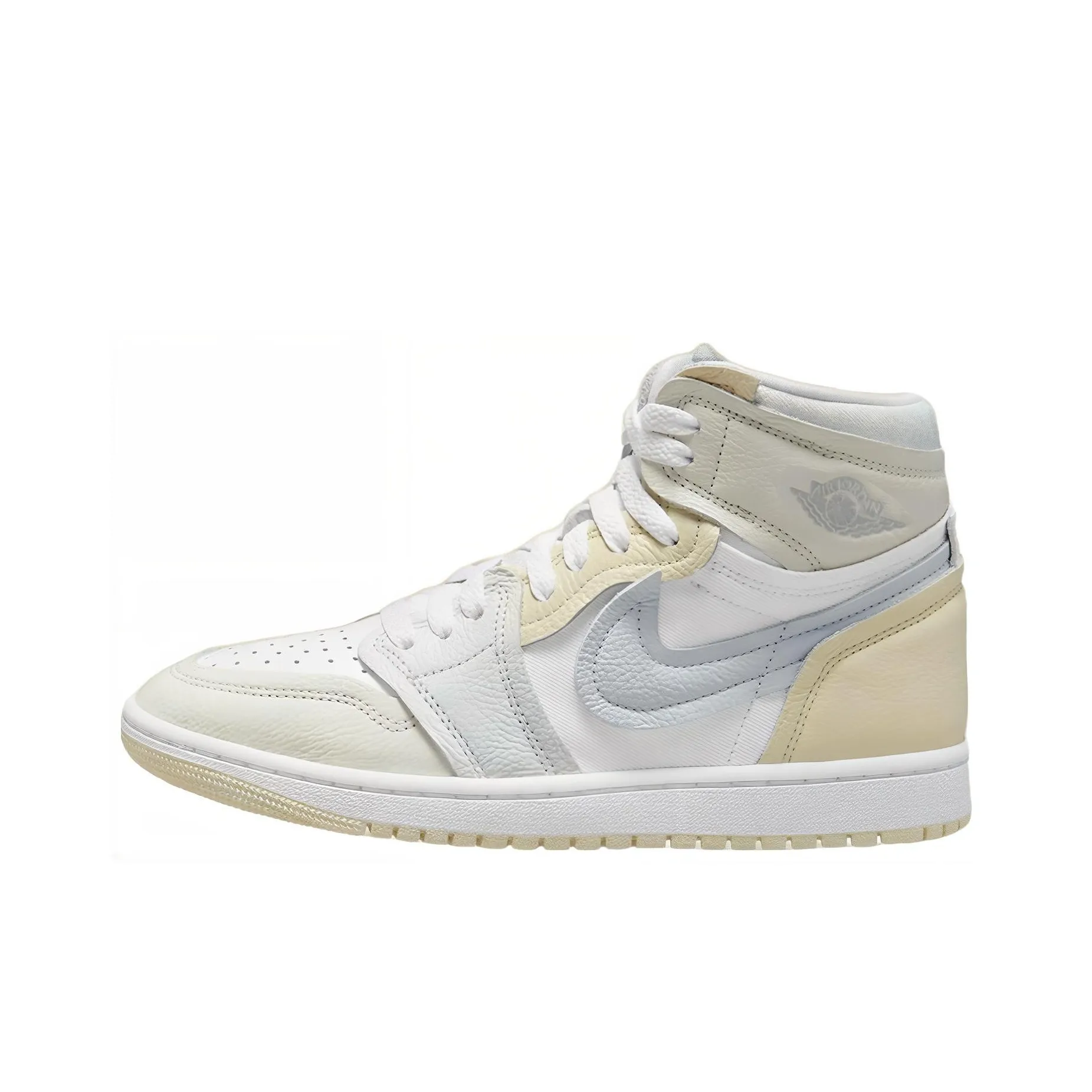 Jordan Air Jordan 1 MM High 'Coconut Milk' Cushioned Slip-Resistant High-Top Vintage Basketball Shoes Women's White