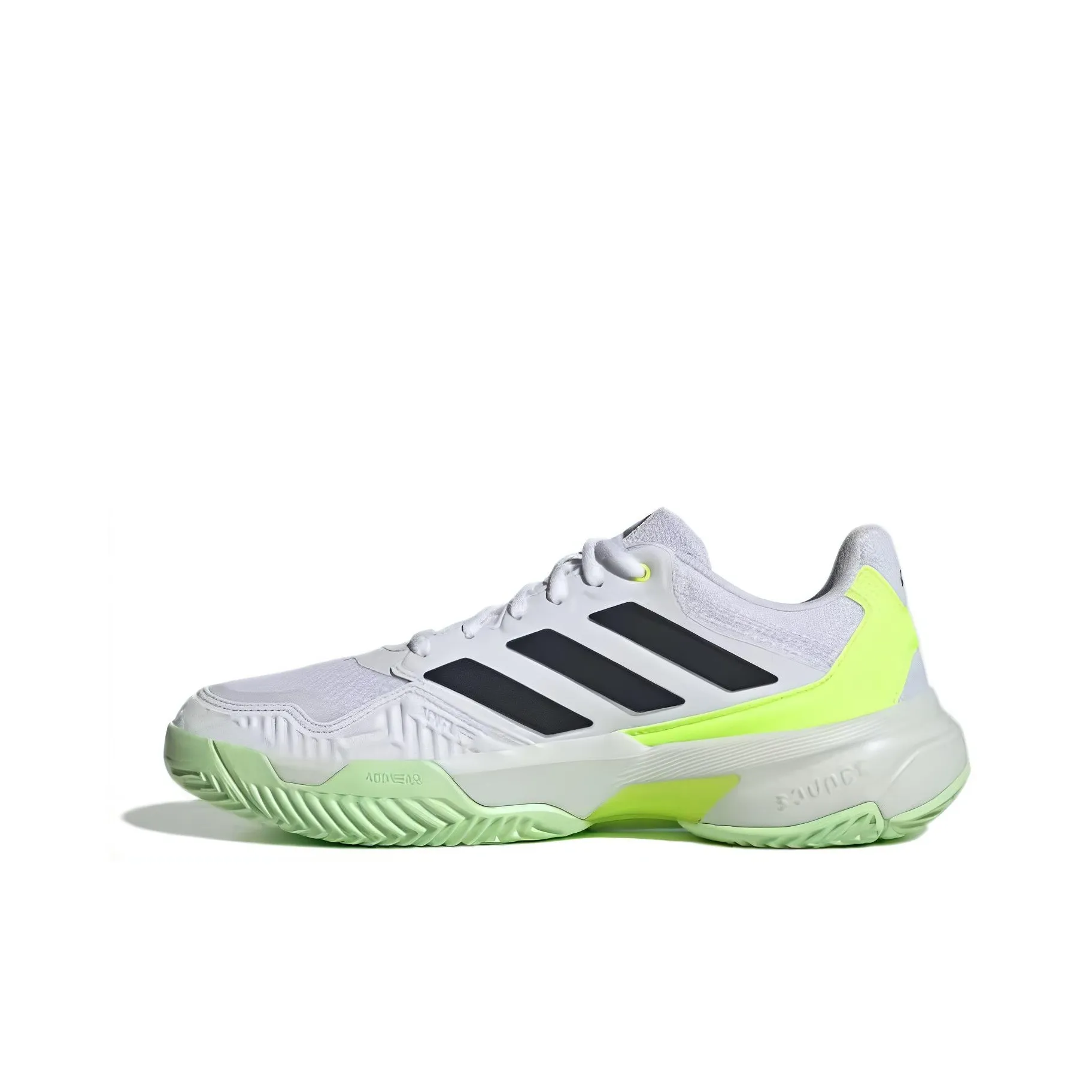 Adidas CourtJam Control 3 'White Black Lucid Lemon'
