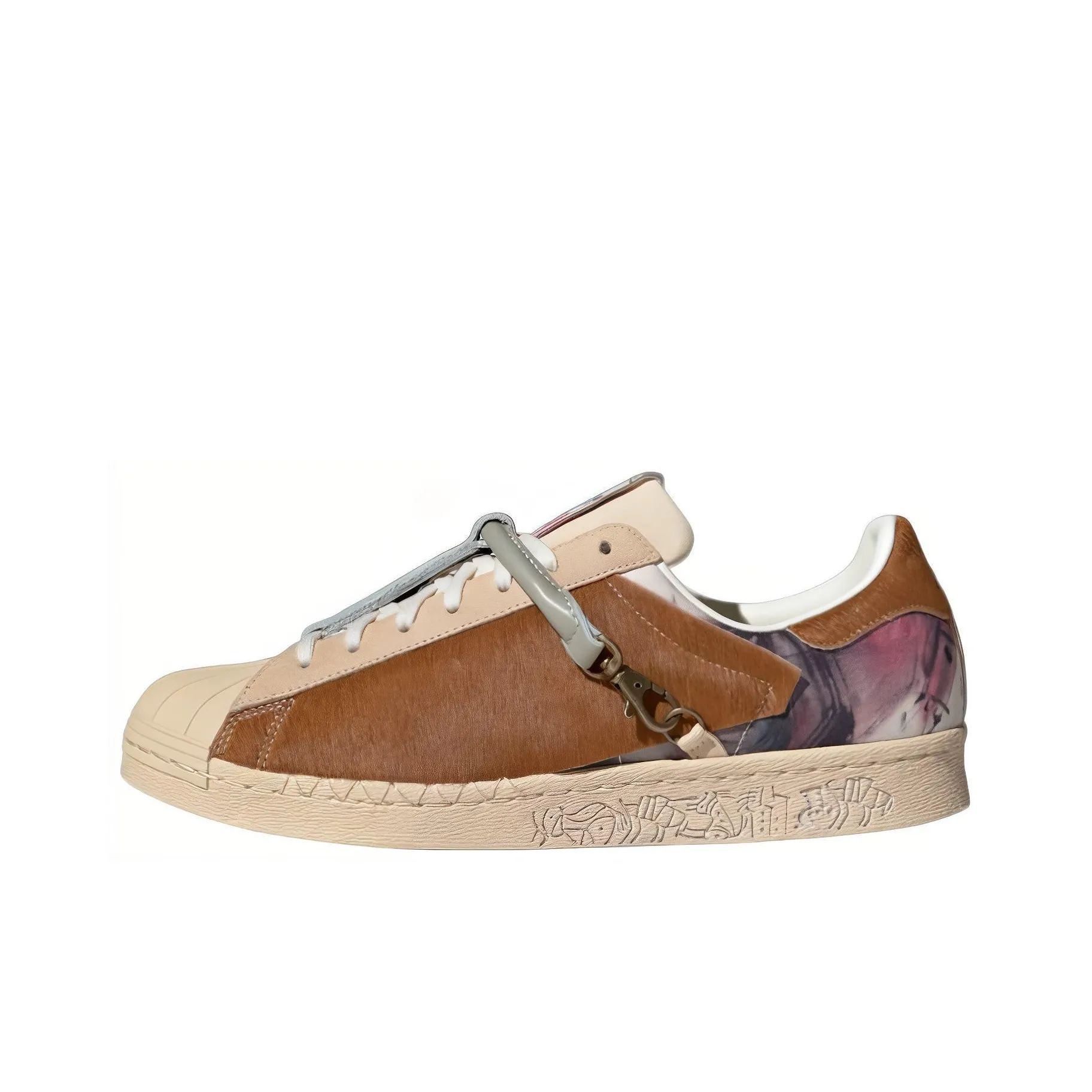 Adidas Originals Superstar 80s X Han Meilin 'Cream Brown'