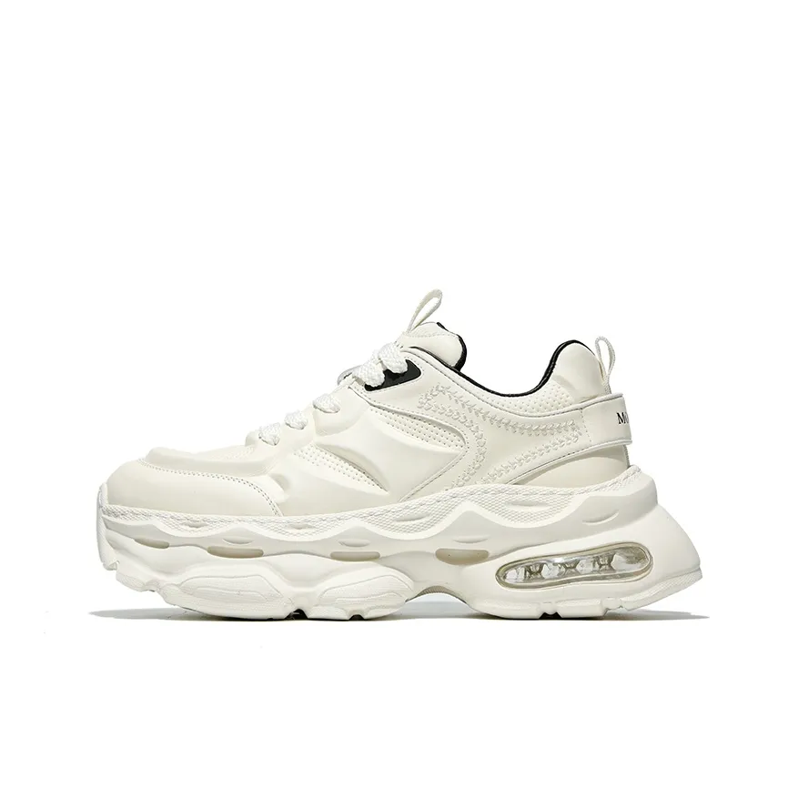 MOERBAI Breathable Lightweight Height Increasing Low-Top Chunky Sneakers Men's