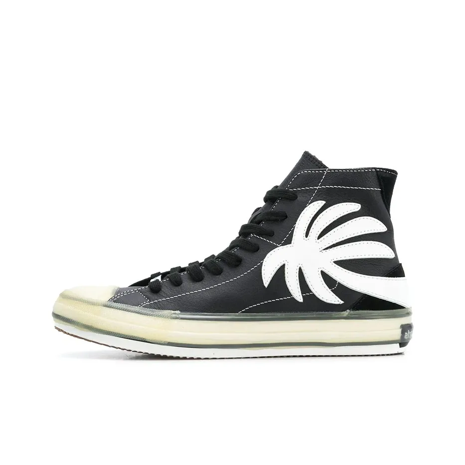 PALM ANGELS Высокие кроссовки для скейтбординга мужские черные