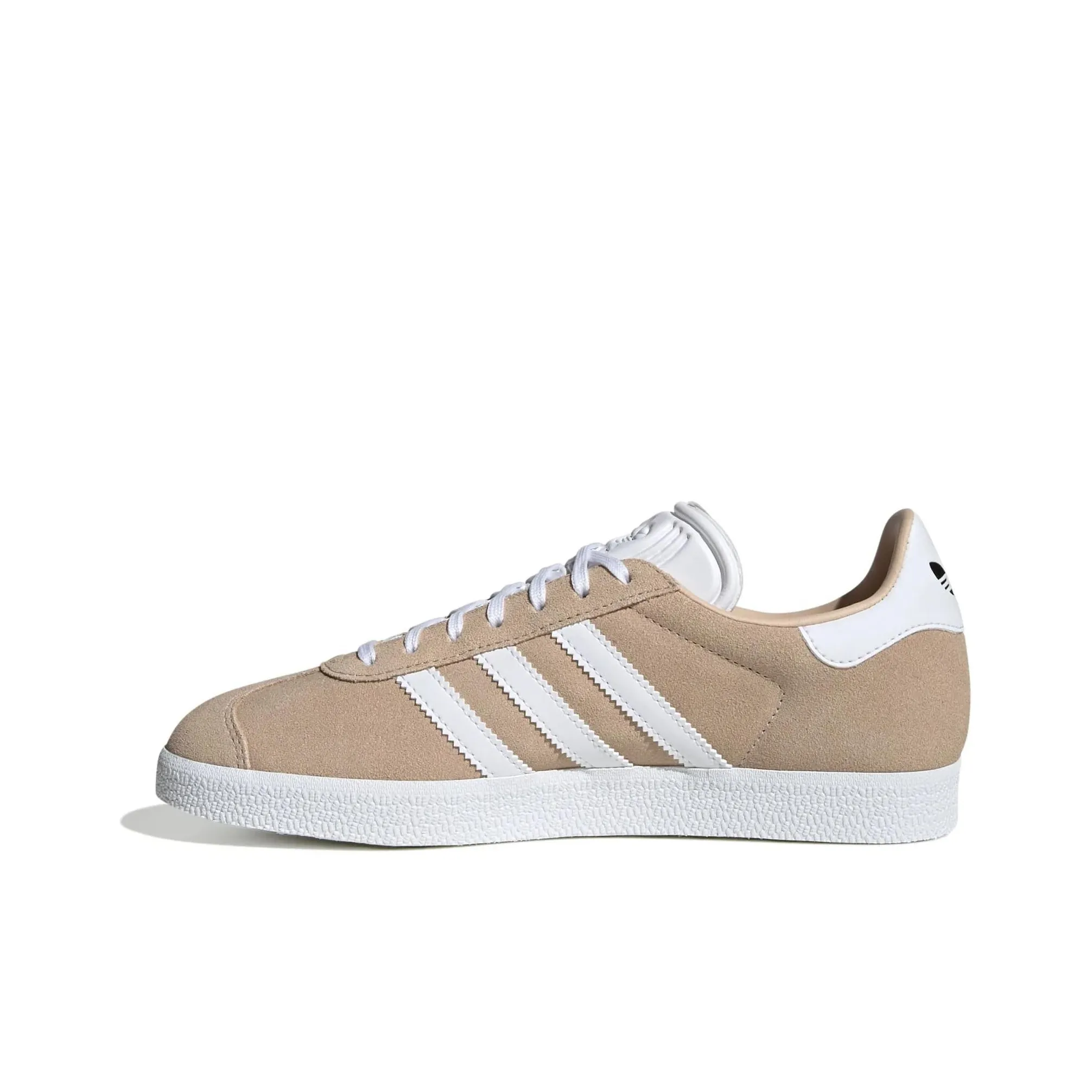 Adidas Originals Gazelle Abrasion Resistant Низкие Кроссовки для скейтбординга Женские Коричневый Белый