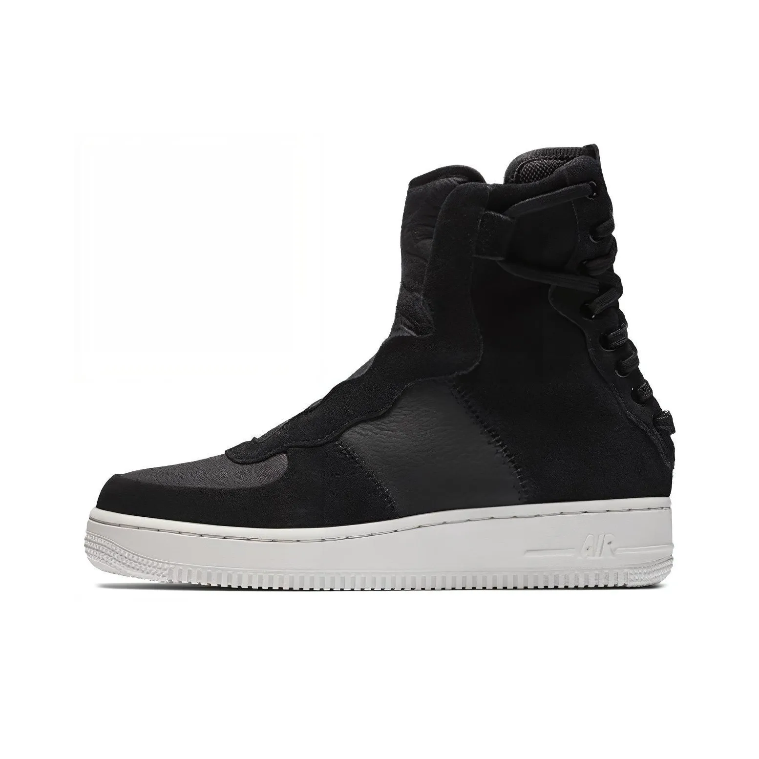 Nike Air Force 1 Rebel XX PRM High Топ Скейтборд Кроссовки Женские Черный Белый