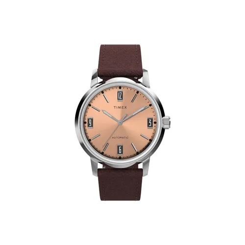 TIMEX Автоматический Механический Movement Мужские Часы 40 мм Розово-золотые
