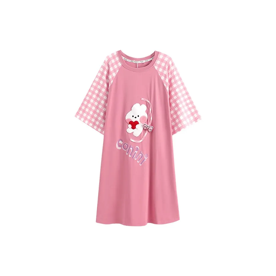 FENTENG Nightgown Women's Dusty Pink
