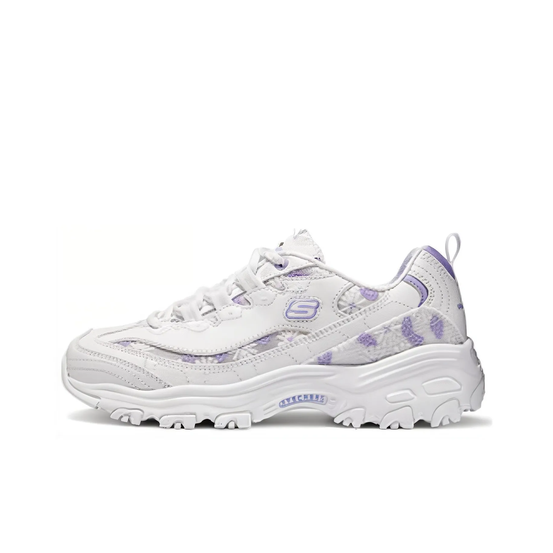 Skechers Women's Sport D'Lites 1.0 'White Lavender' Women's