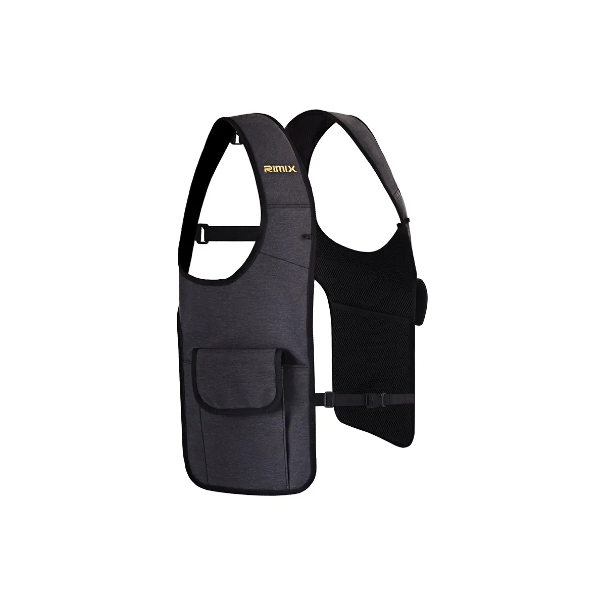 RIMIX Nylon Anti-Theft Body Wallet Regular Unisex Black Gray Color/Navy Blue