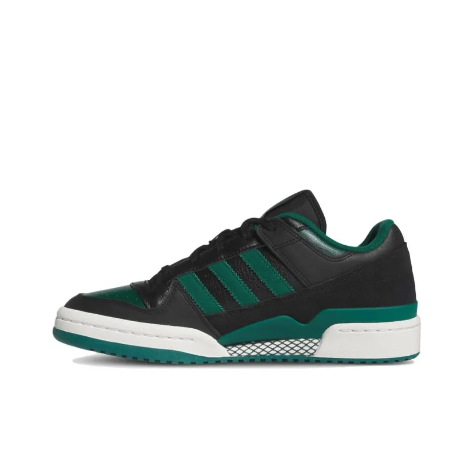 Adidas Originals FORUM 84 Low CL Амортизация Износостойкий Низкий Топ Скейтборд Кроссовки Мужские Черный Зеленый
