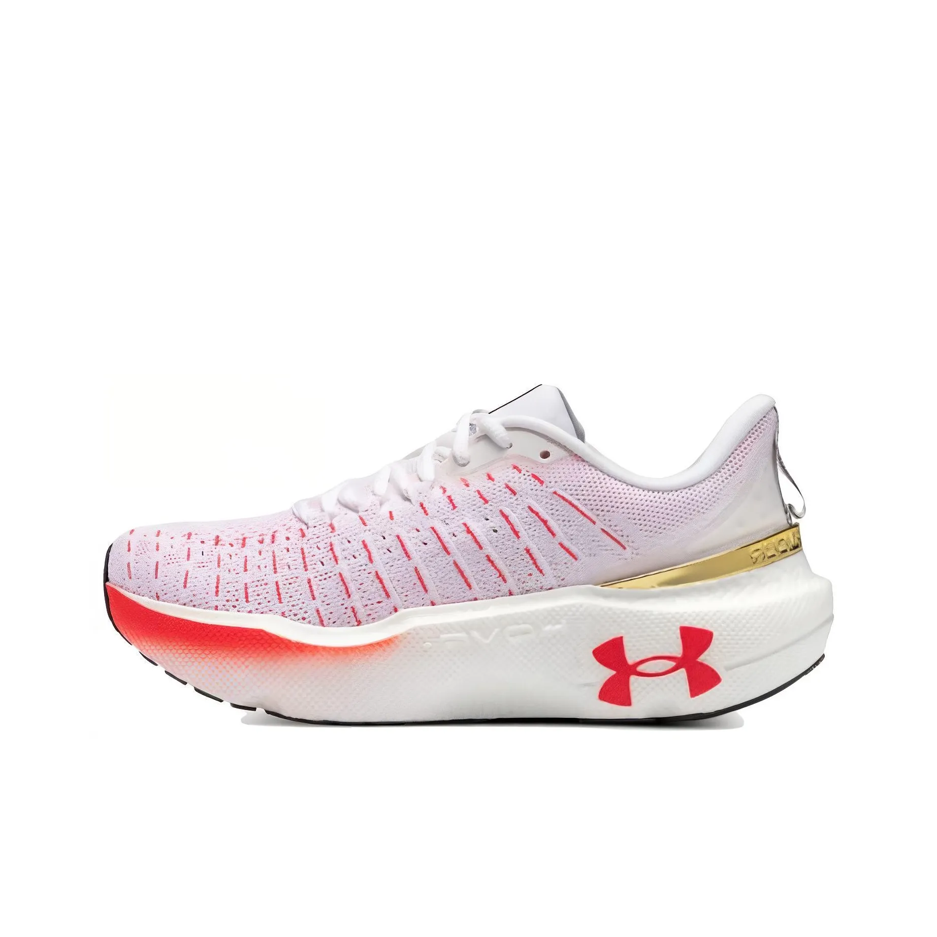 Under Armour Низкий Топ Повседневные Беговые Кроссовки Женские Белые Красные