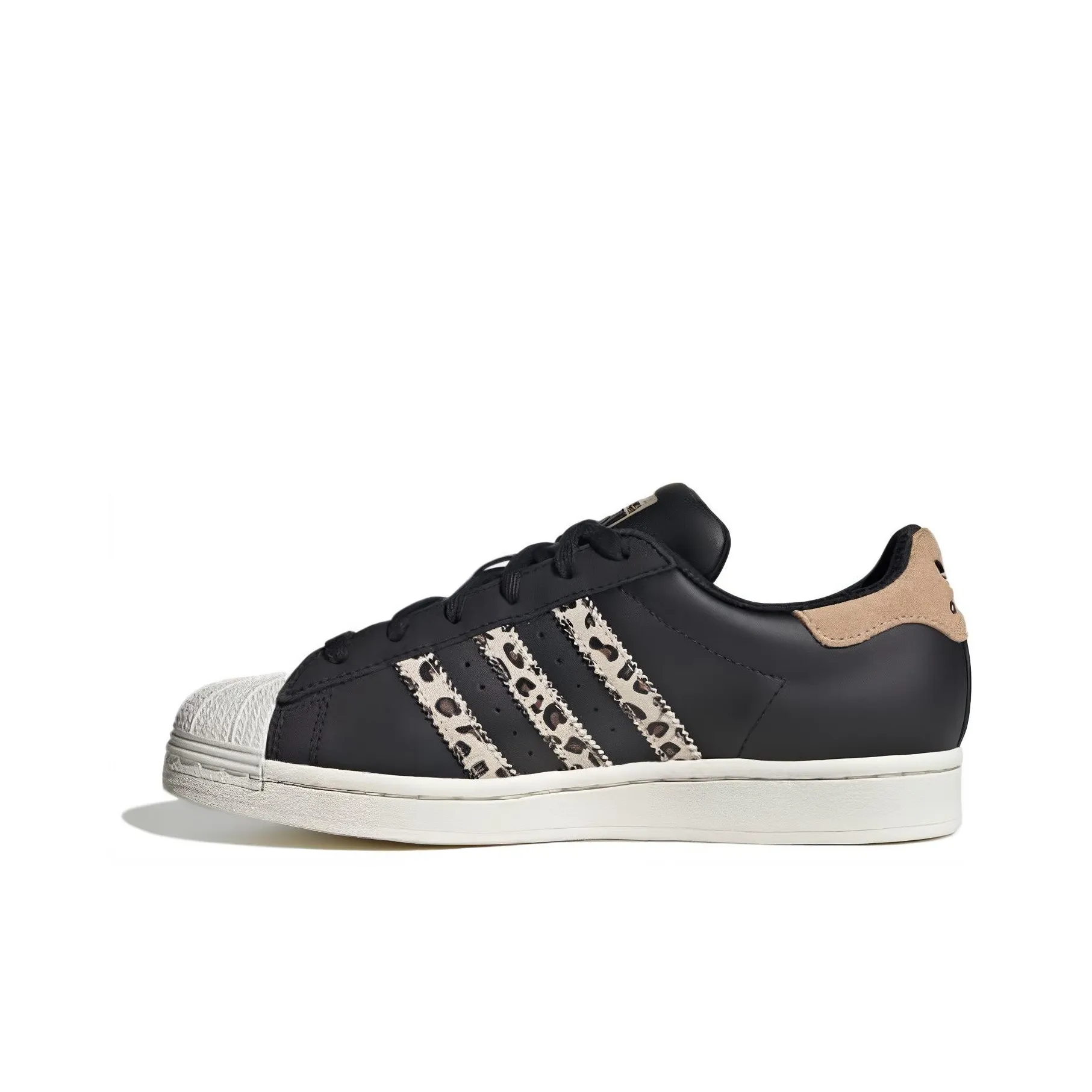 Superstar Women's Adidas Originals 'Black Beige Leopard' Women's