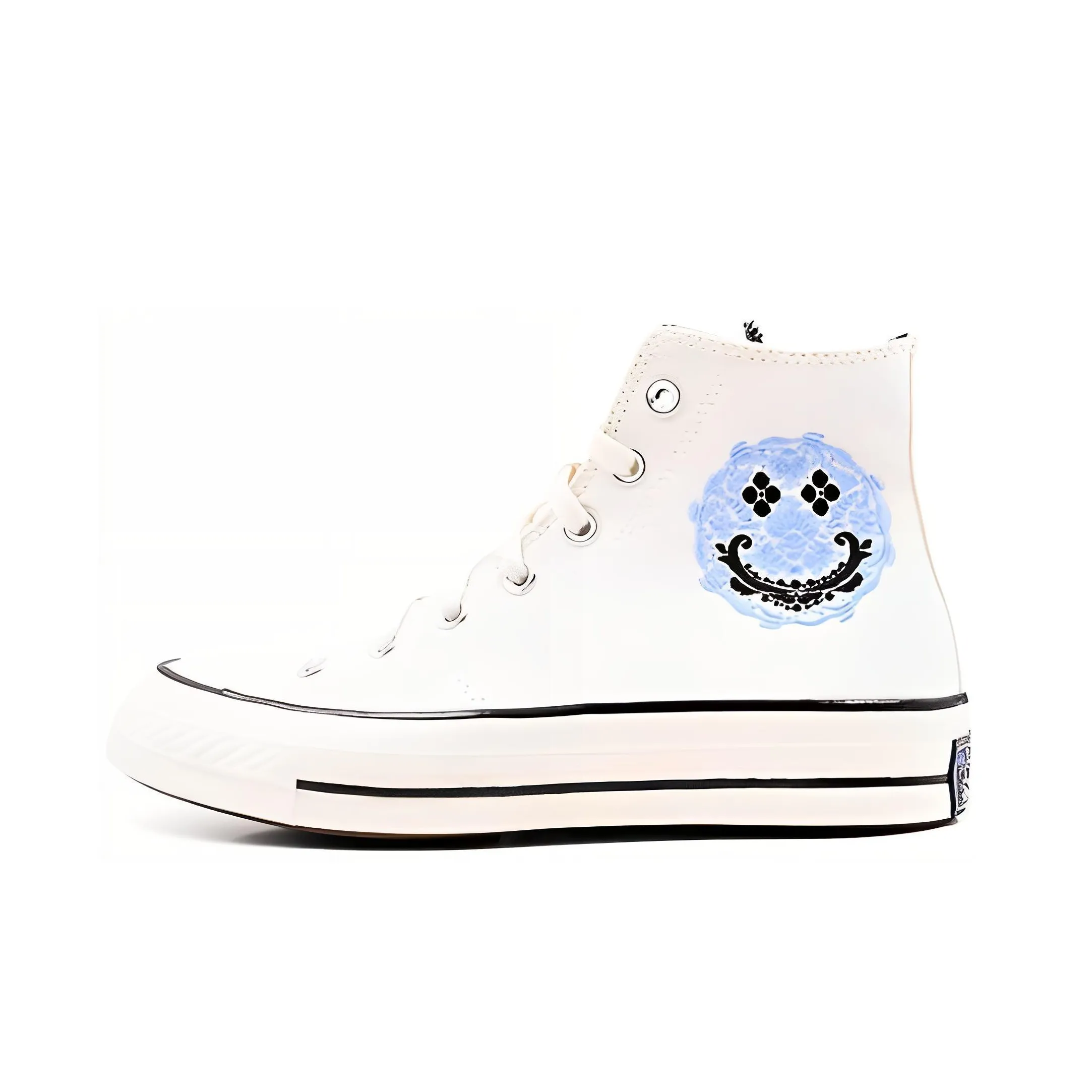 Converse 1970s High Top Shoes Unisex White Black Конверс 1970s Высокие Кеды Унисекс Белый Черный