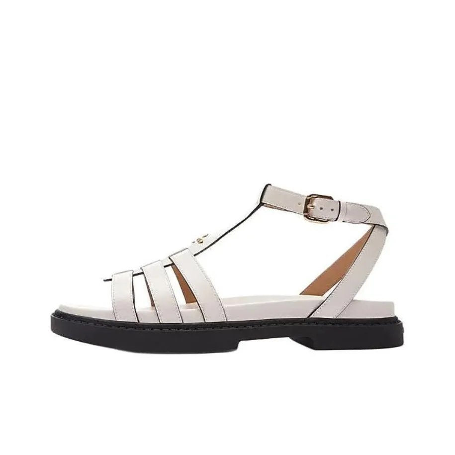 COACH Franny Roman Sandals Women's White