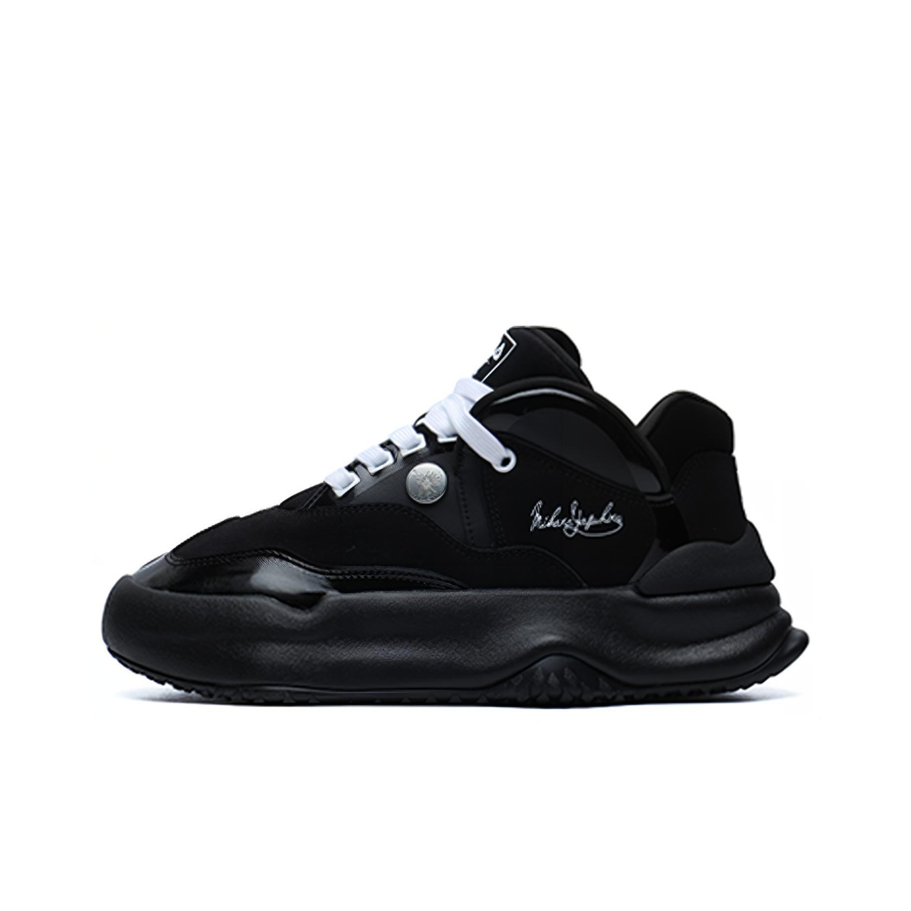 Black fancy sneakers online