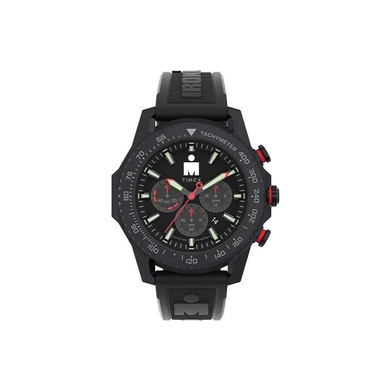 TIMEX Мужские часы Кварцевый механизм ПУ (полиуретан) Ремешок Черный Циферблат