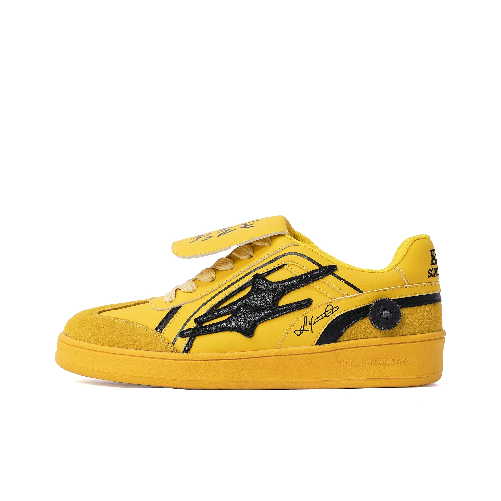 KILLWINNER Skateboard Shoes Unisex Low Top Yellow/Black