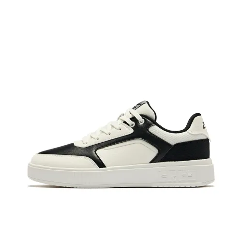 Эрке Кроссовки для скейтбординга Low Top Глубокий черный Микрокристаллический белый Мужские