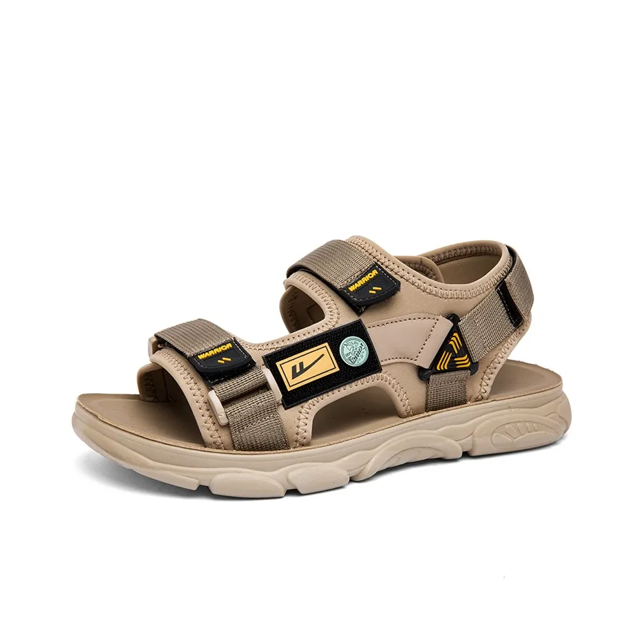 Warrior Casual Chef Shoes Beach Sandals Men's Khaki Black