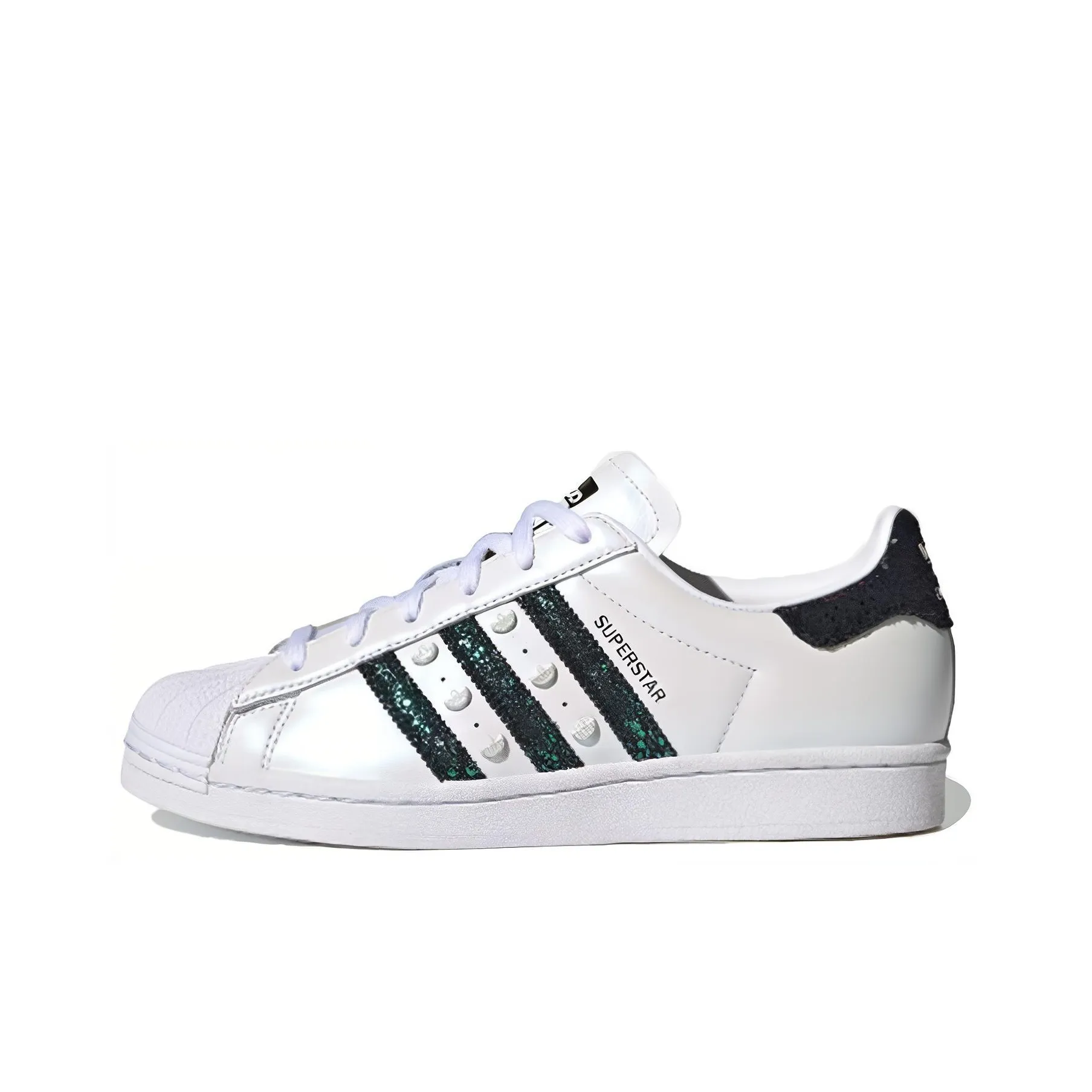 Adidas Superstar White Black Splatter Women's