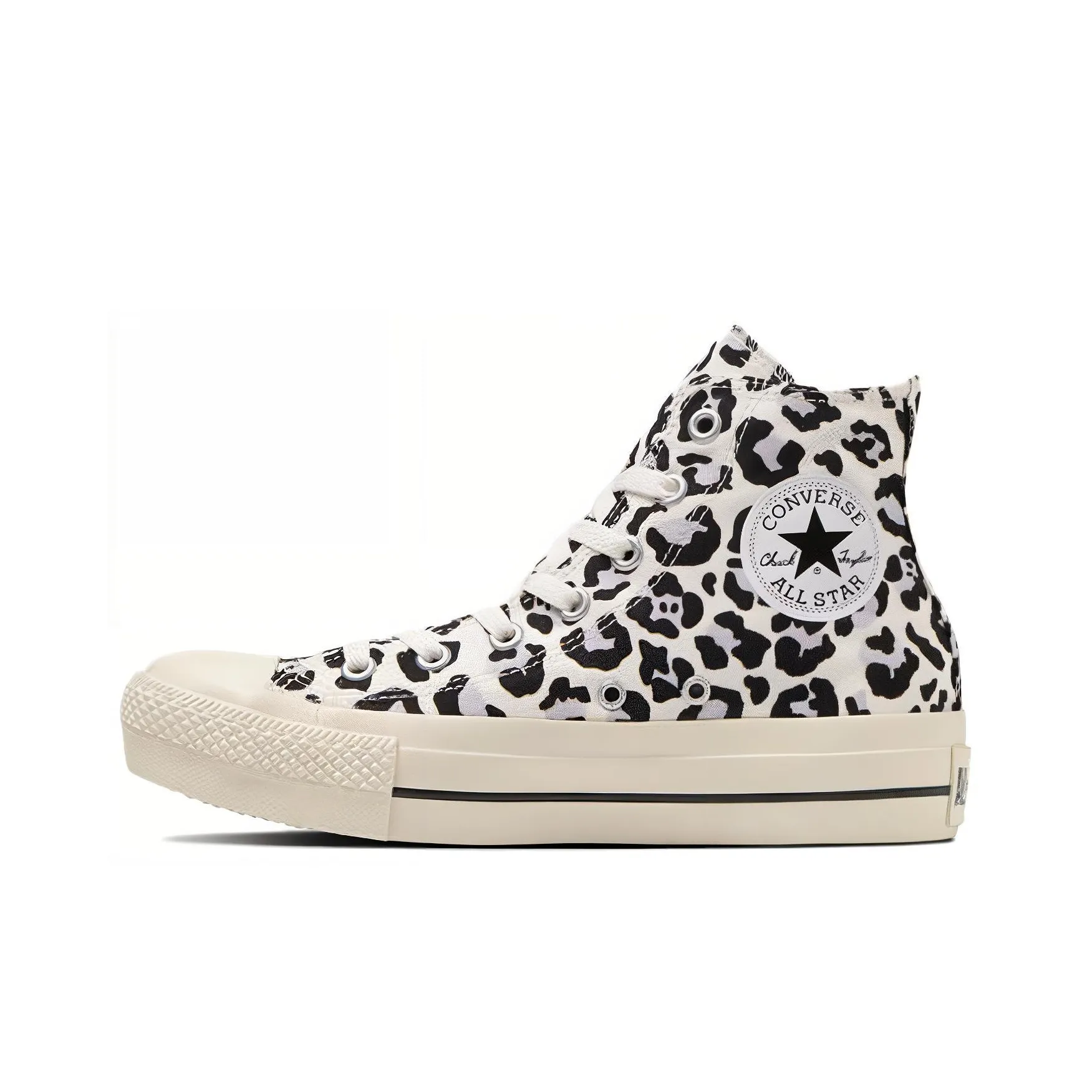 Converse Wear resistant And Lightweight High Top Skateboard Shoes Women's Black White