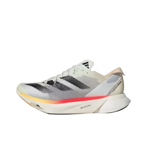 Adidas Adizero ADIOS Pro 3 Беговые кроссовки Низкие Белые серебристые Унисекс