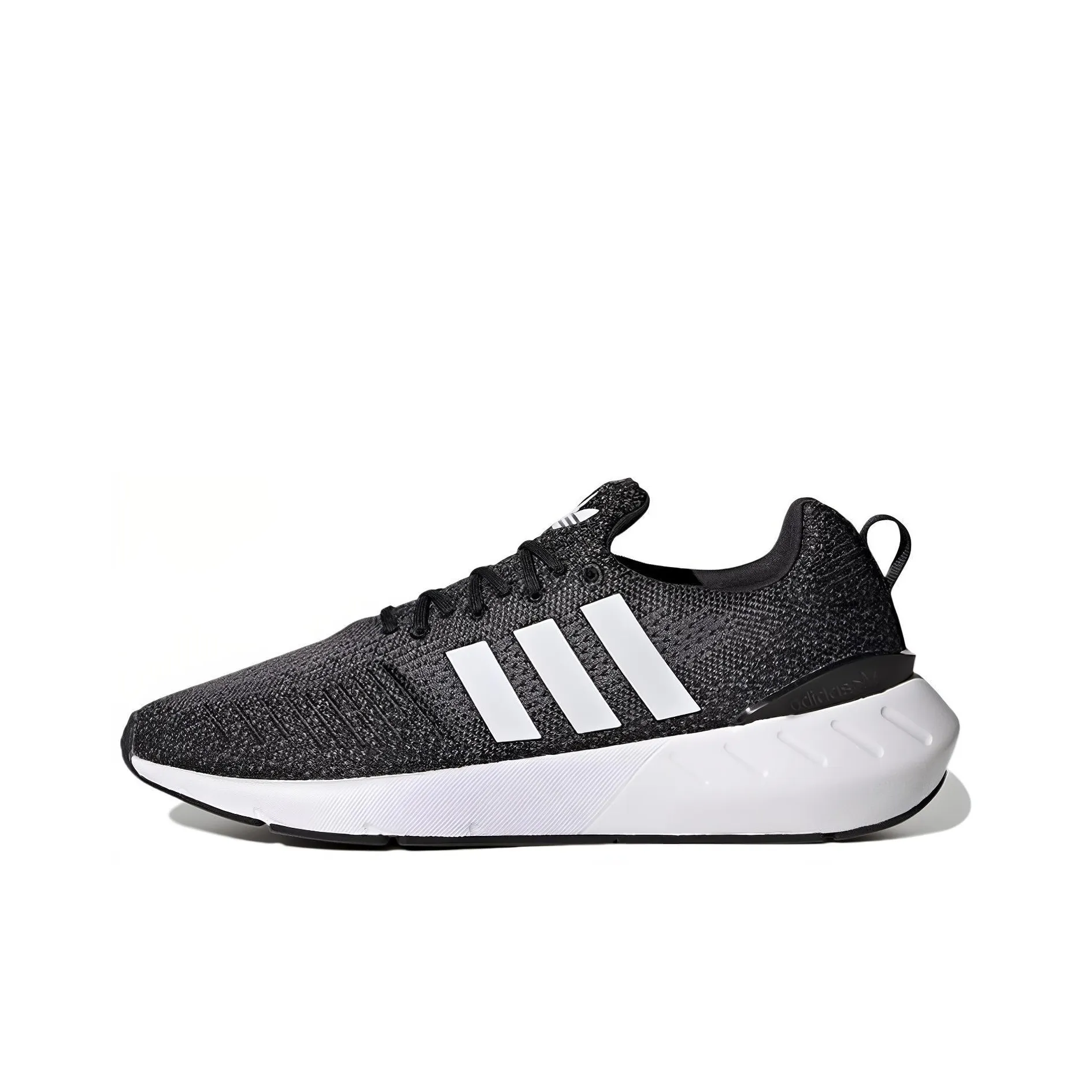 Adidas Originals Swift Run 22 Slip-resistant Abrasion-resistant Low-top Беговые кроссовки Унисекс Серый Черный