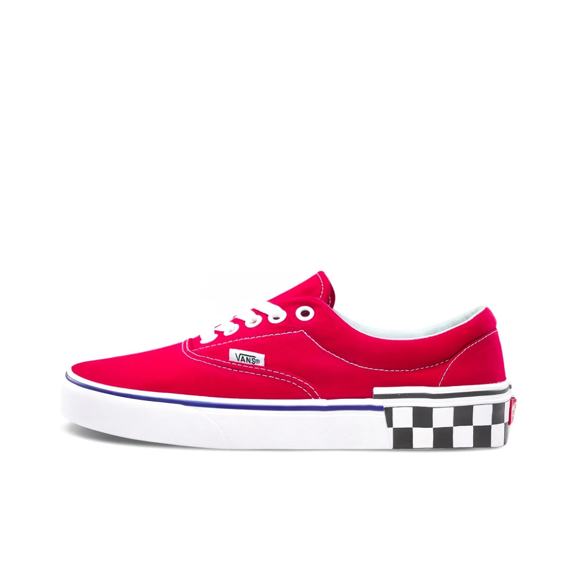 Vans Era 'Check Block   Tango Red'