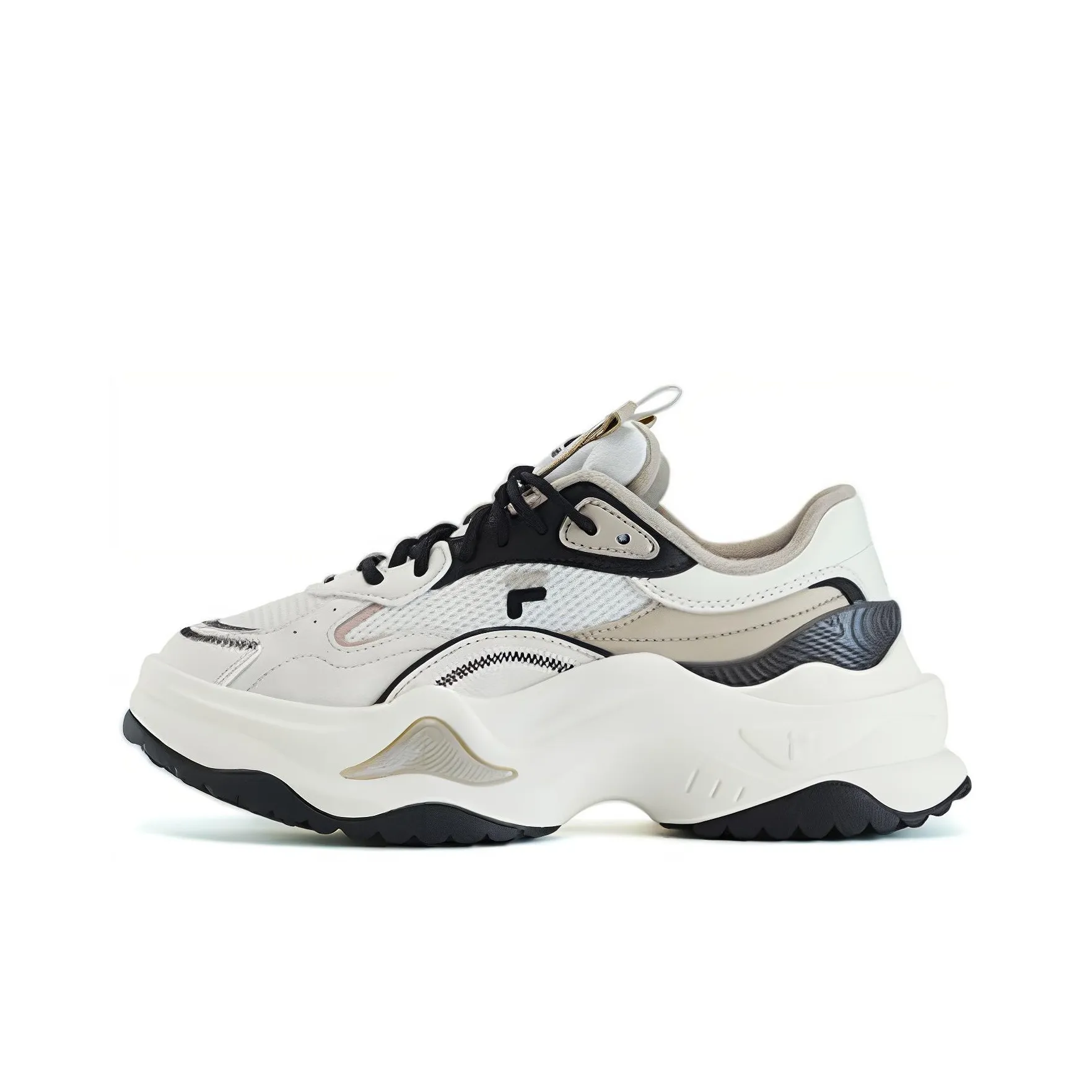 FILA FUSION BIANCO II Бьянко 2 Устойчивый к истиранию Дышащий Низкий Топ Повседневная обувь Женская Белая