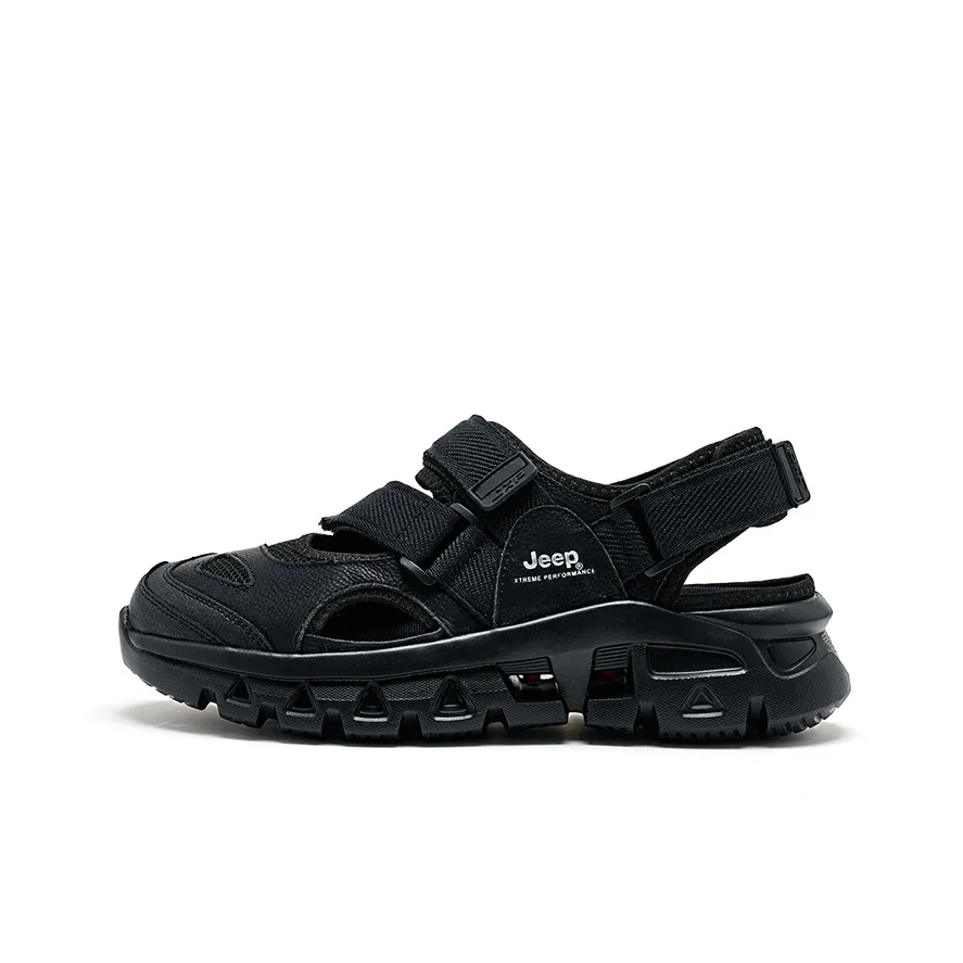 Jeep Домашние тапочки Conch Пляжные сандалии Мужской Черный