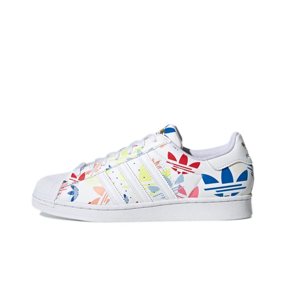 Adidas Superstar 'Allover Trefoil White Multi'