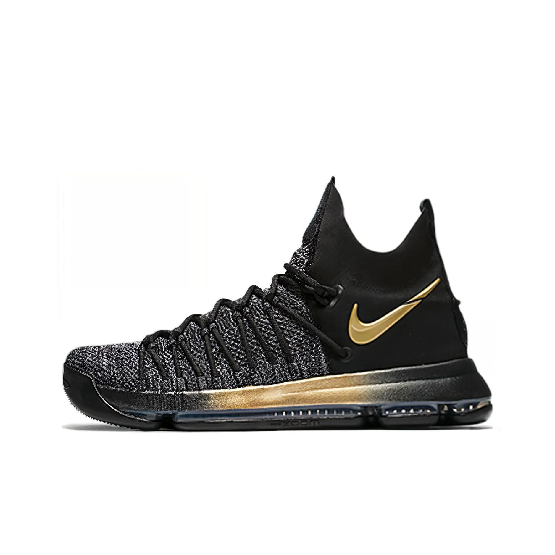 Nike KD 9 ELITE FLIP The Switch Амортизирующие Slip-resistant Низкий топ Баскетбольные кроссовки для игры Мужской Черный