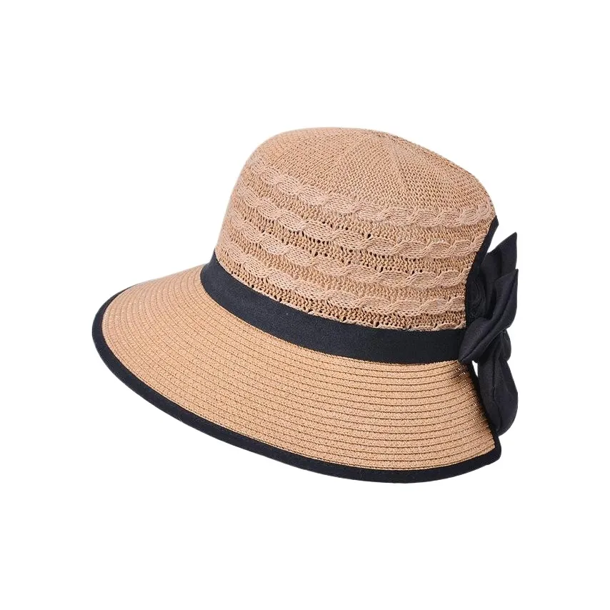 Yi Bu Kang Straw Woven Bucket Hats Women's