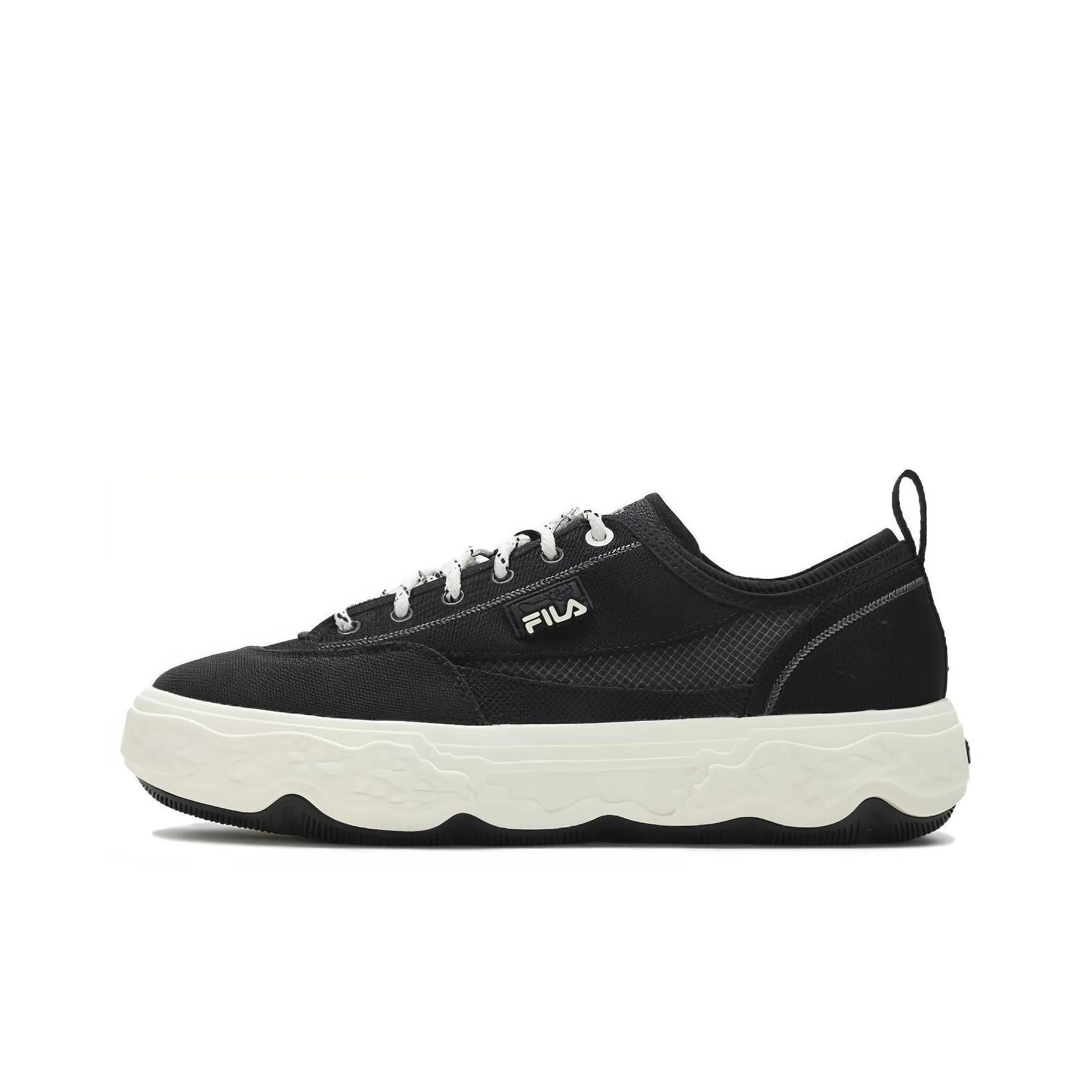 FILA ROCK Low Top Canvas Shoes Men's Black