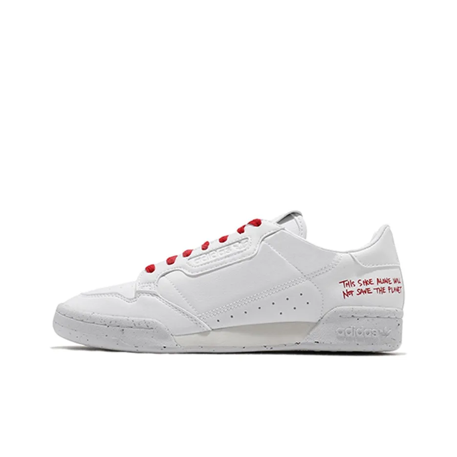 Adidas Originals Continental 80 Clean Classics White Scarlet