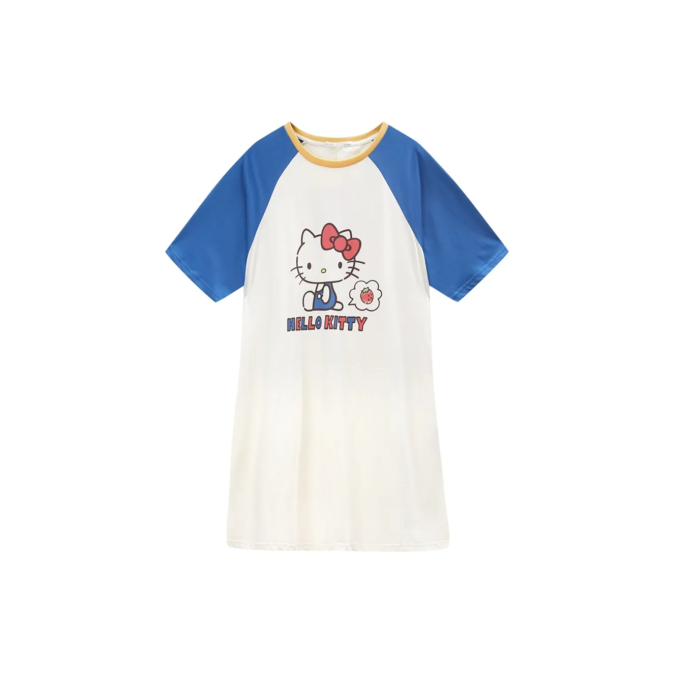 GUKOO x Hello Kitty Sanrio Series Nightgown Women's Pearl White