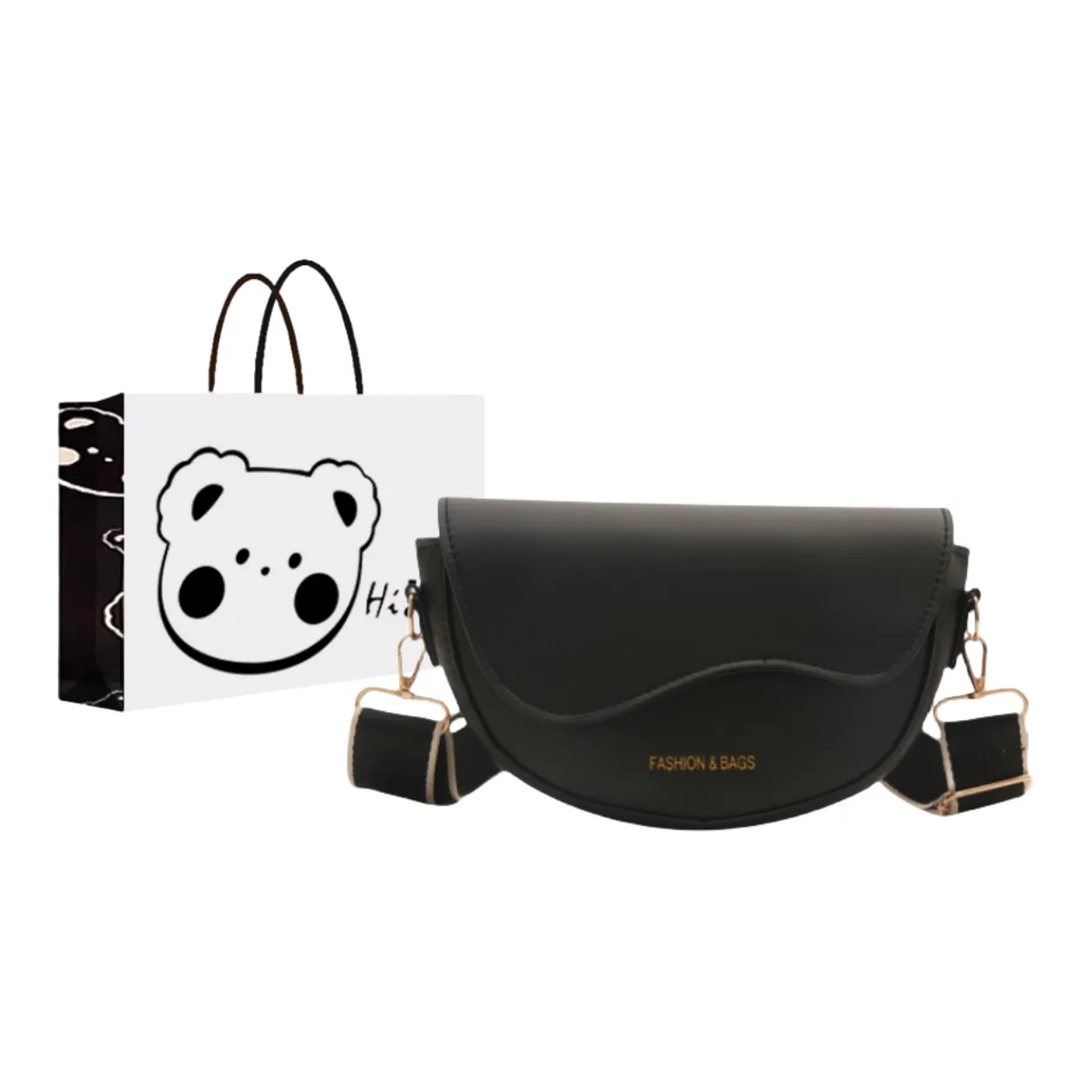 NX DOUGHNUT ПУ (полиуретан) Сумка через плечо Стандартная Женская Белая Черная Хаки Коричневая