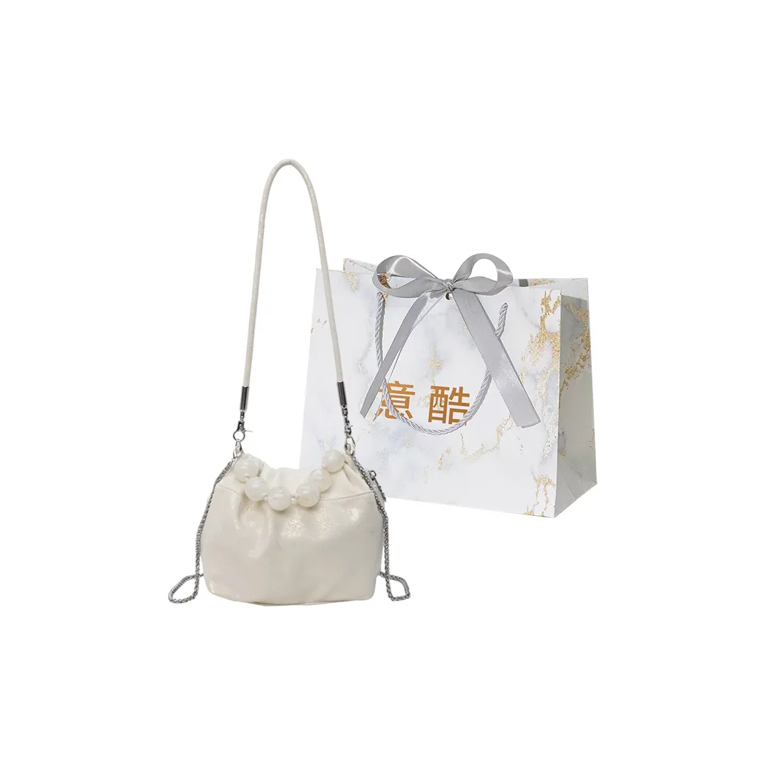 Cool PU Crossbody Bag, Shoulder Bag Regular Women's Ecru/Silver/Pink/Green/Black/Blue