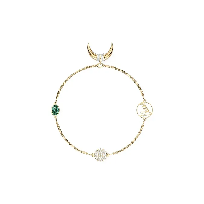 Swarovski Браслеты из искусственного хрусталя женские с золотым покрытием