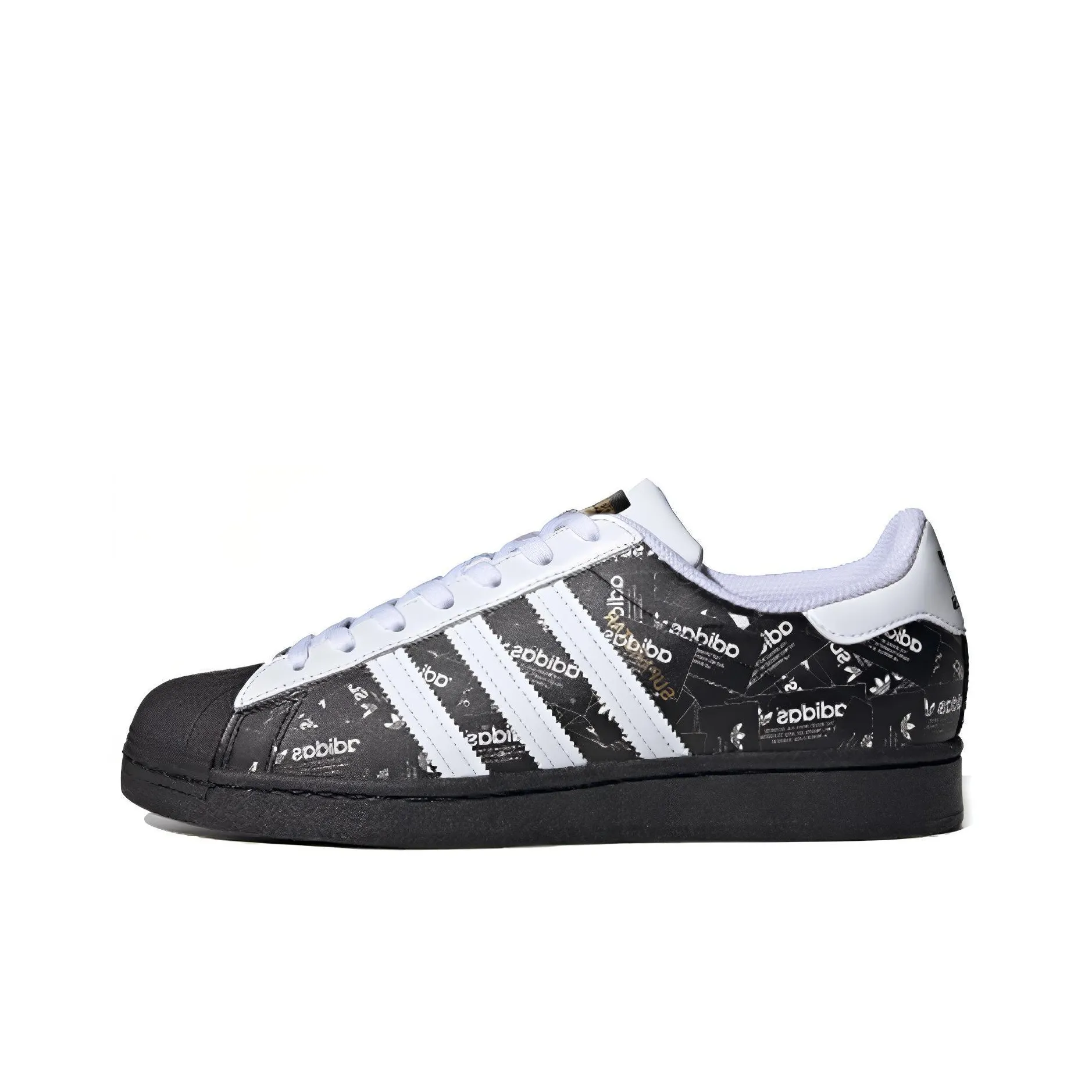 Adidas Superstar 'All Over Print   Black'
