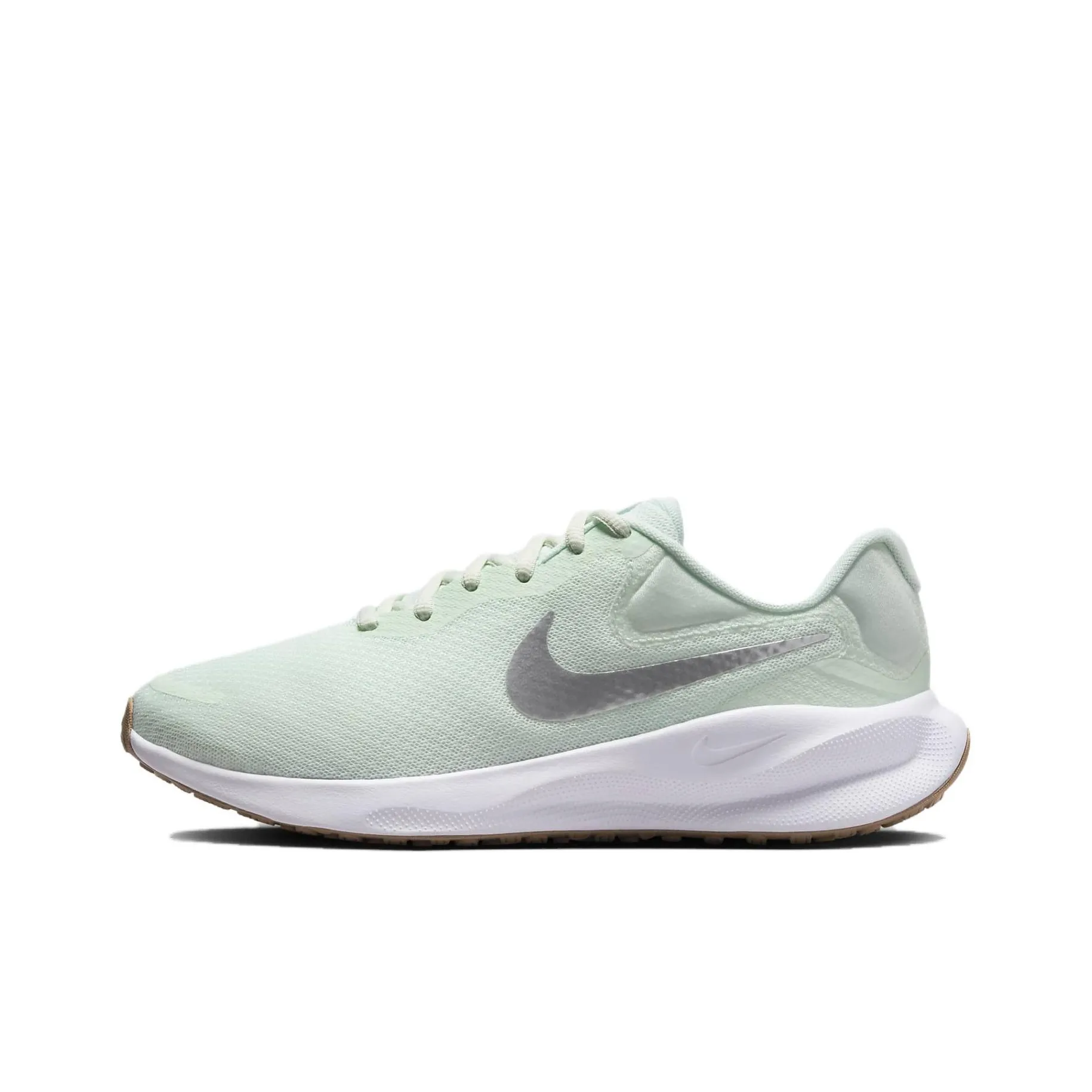 Nike REVOLUTION 7 Running Shoes Women's Low Top White Green