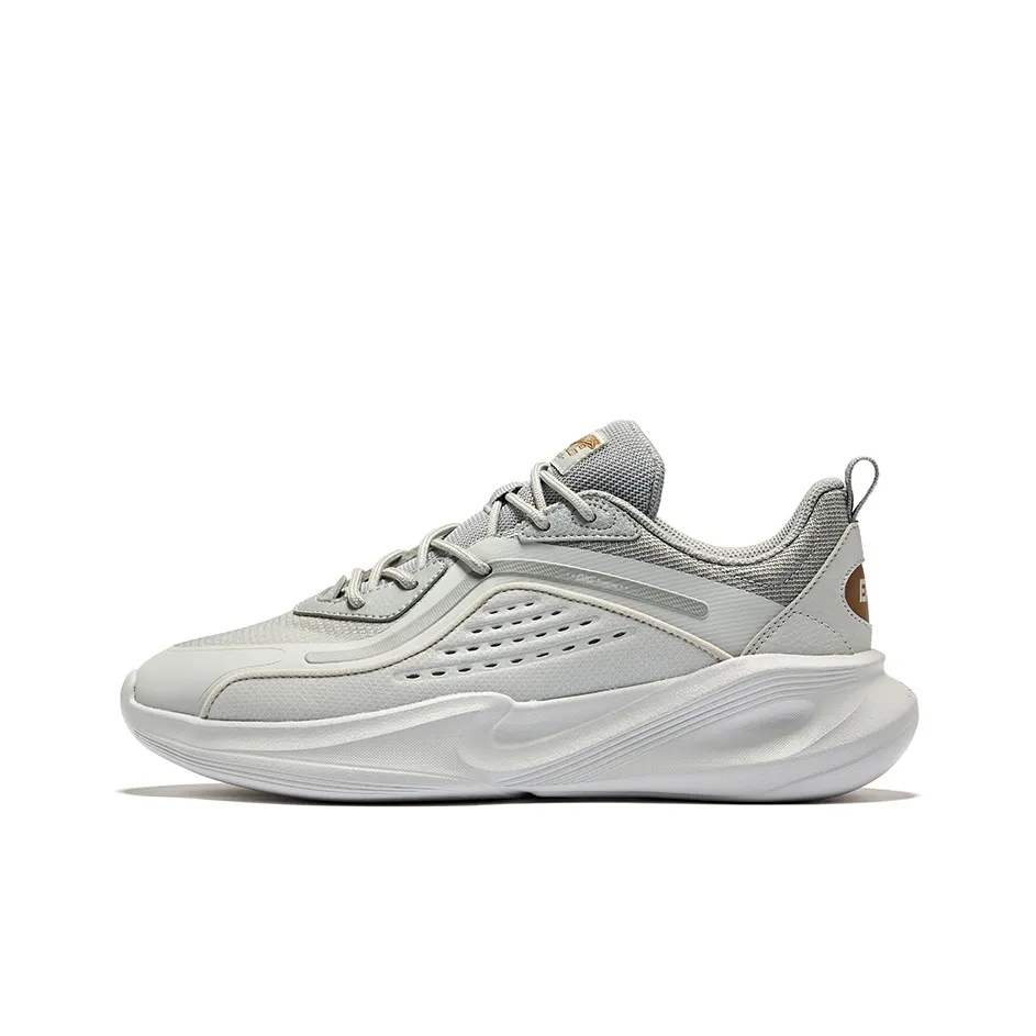 Erke Carefree Travel Durable Breathable Low Top Casual Shoes Men's Recycling Gray Mist Gray