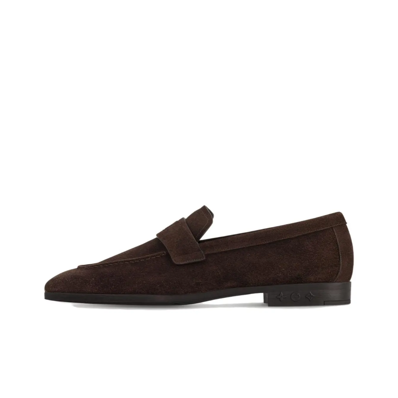 LOUIS VUITTON Glove Loafers Men's Brown