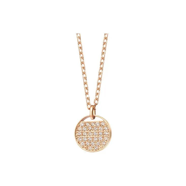 FANCI S925 Silver Set With Gemstones Necklaces Womens Gold Silver