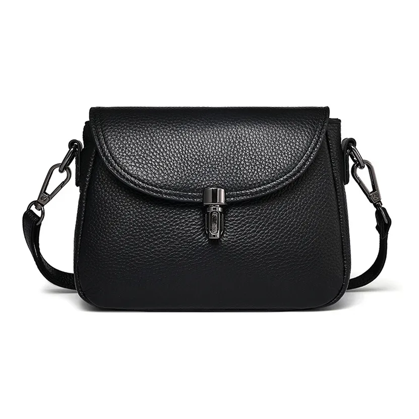 VANDEE Сумка через плечо из коровьей кожи женская черная