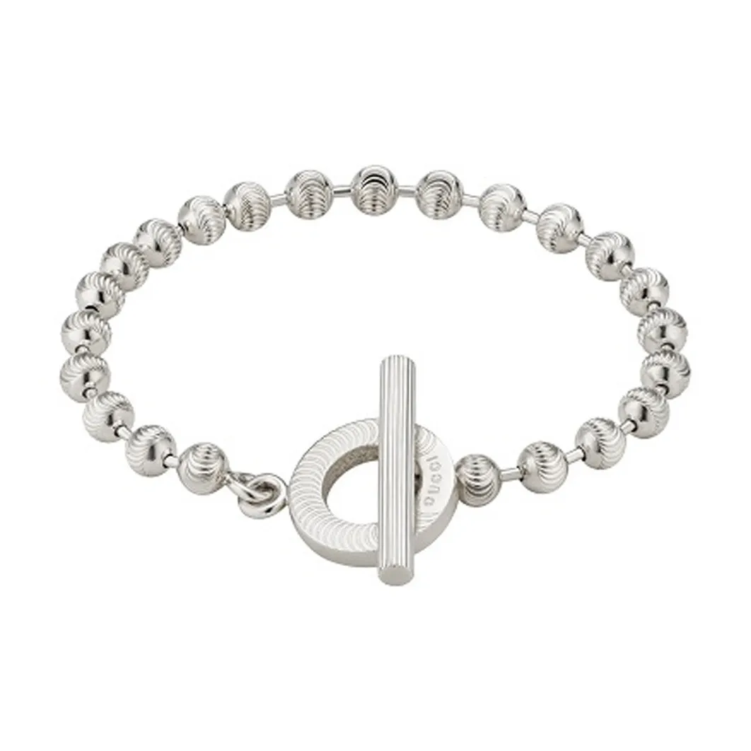GUCCI 925 Sterling Silver Bracelets Women's Silver